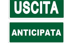 Uscita anticipata – Sede di Cosenza