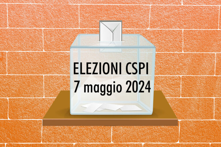 Elezioni CSPI: si vota il 7 maggio 2024 dalle ore 08.00 alle 17.00