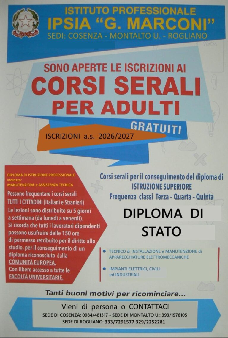 Corsi serali per Adulti
